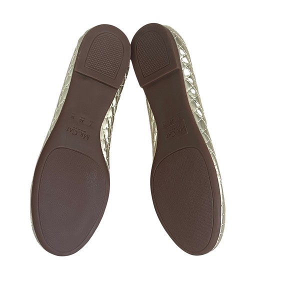 Mr. Cat Woman Gold Flats Size 7 - Picture 4 of 4